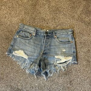 Free people size 27 Jean shorts